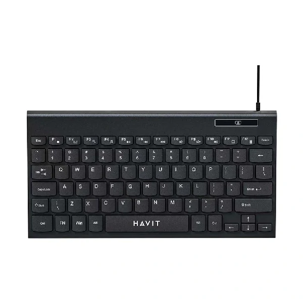 Havit KB224 Wired Black Mini Multimedia Keyboard with Bangla