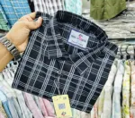 Men's Slim Fit Pure Cotton Check Shirt, Full Sleeve, 6 Colours