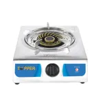 TOPPER A-111 সিঙ্গেল স্টেইনলেস স্টিল অটো গ্যাস চুলা LPG