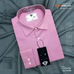 Men's Pure Cotton Full Sleeve Formal Shirt, Geometric Pattern