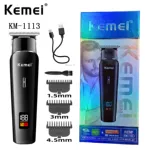 Kemei KM 1113 রিচার্জেবল হেয়ার ক্লিপার ও বিয়ার্ড ট্রিমার