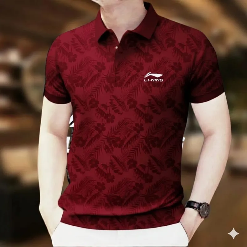 Men's Cotton Polo Shirt, Half Sleeve, Sizes L and XL, 4 Colours