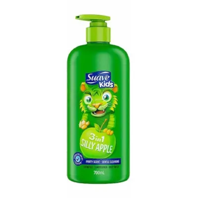 Suave Kids 3in1 Silly Apple শ্যাম্পু, কন্ডিশনার ও বডি ওয়াশ 700ml