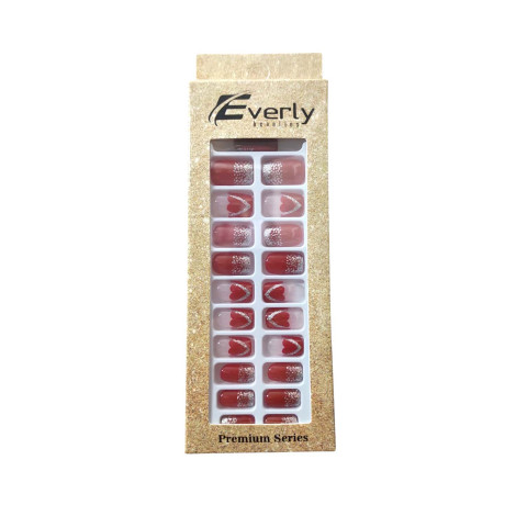 এভারলি ন্যাচারাল ফেক নেইলস ২৪পিস - H207 ( (China)