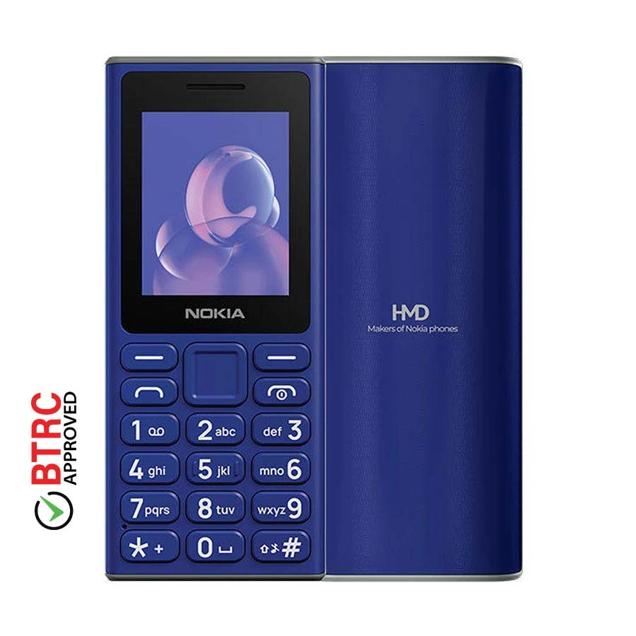 Nokia 108 Blue Feature Phone (Dual Sim)
