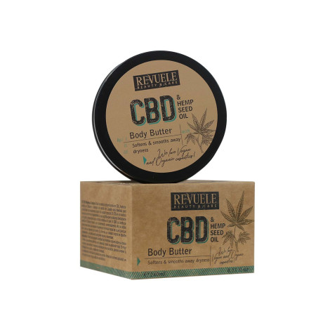 রেভুয়েল CBD ও হেম্প সিড অয়েল বডি বাটার ২৪০মিলি (UK)