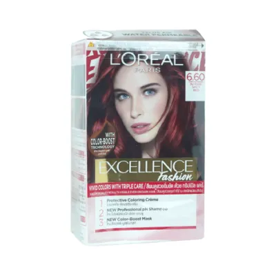 L'Oreal Excellence হেয়ার কালার ক্রিম 6.60 Intense Spicy Red