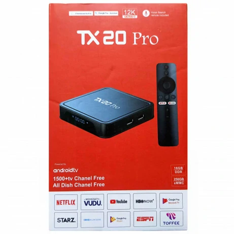 TX20 Pro 12K আল্ট্রা HD স্মার্ট অ্যান্ড্রয়েড TV বক্স