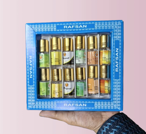12 পিস হালাল আতর কম্বো প্যাক – প্রতিটি 3ml