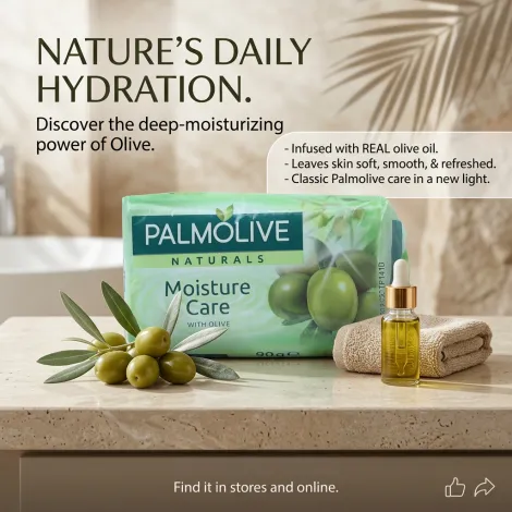 Palmolive ময়েশ্চার কেয়ার অলিভ সাবান 90g