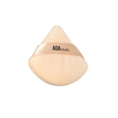 AOA Studio Velvet Puffs মেকআপ স্পঞ্জ - অফ হোয়াইট
