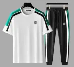 Men's Mesh Jersey T-Shirt and Trouser Combo, Size M, 3 Colours