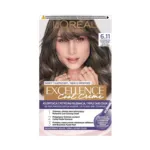 L'Oreal Excellence কুল ক্রিম হেয়ার কালার 6.11 আলট্রা অ্যাশ ডার্ক ব্লন্ড