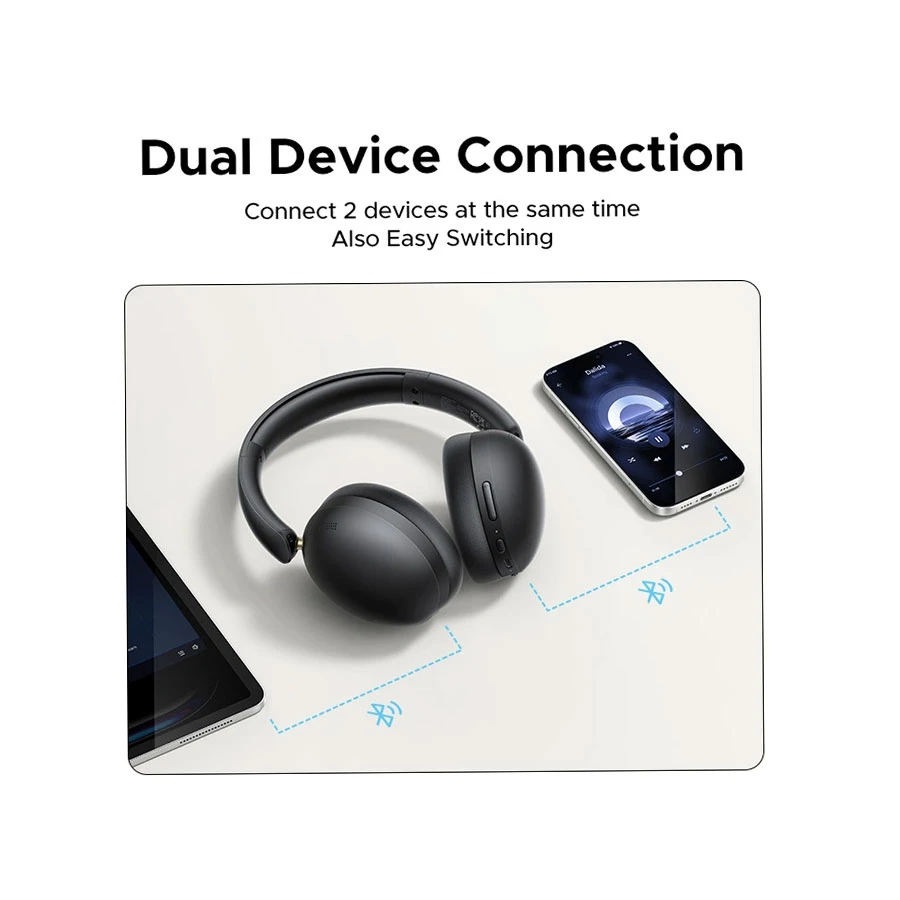 UGREEN Studio Max2 HP205 ENC Black Bluetooth Headphone