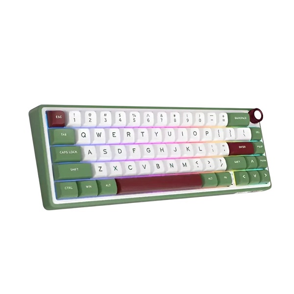 Royal Kludge RK R65 RGB হট-সোয়াপেবল মেকানিক্যাল কিবোর্ড – Greensand