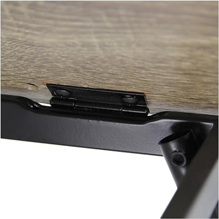 Foldable Double Head Laptop Table for Two Devices