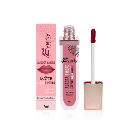Everly Beauties Aurora Matte Liquid Lipstick - Pearly Petal (China)