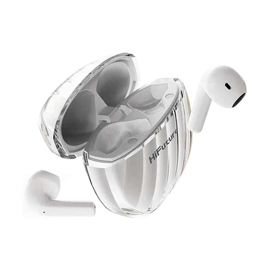 HiFuture FlyBuds3 White True Wireless Bluetooth Earbuds