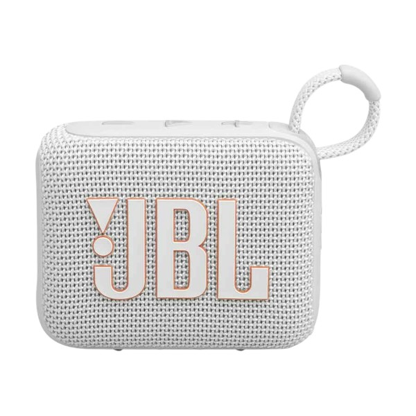 JBL GO 4 সাদা পোর্টেবল ব্লুটুথ স্পিকার