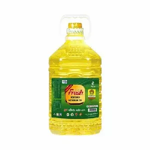 Fresh ফর্টিফায়েড সয়াবিন তেল 5 লিটার