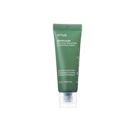 Anua Heartleaf Succinic Moisture Cleansing Foam 25ml (Korea)