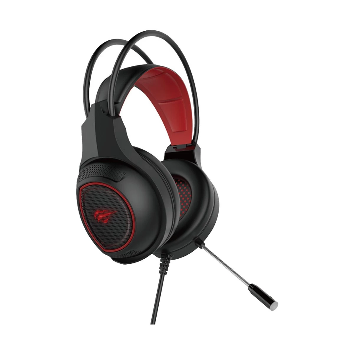 Havit HV-H2239D 3.5mm Audio Jack+USB Black-Red Gaming Headphone