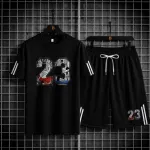 Men's Mesh T-Shirt and Short Pant Set, 160 GSM, 6 Colours