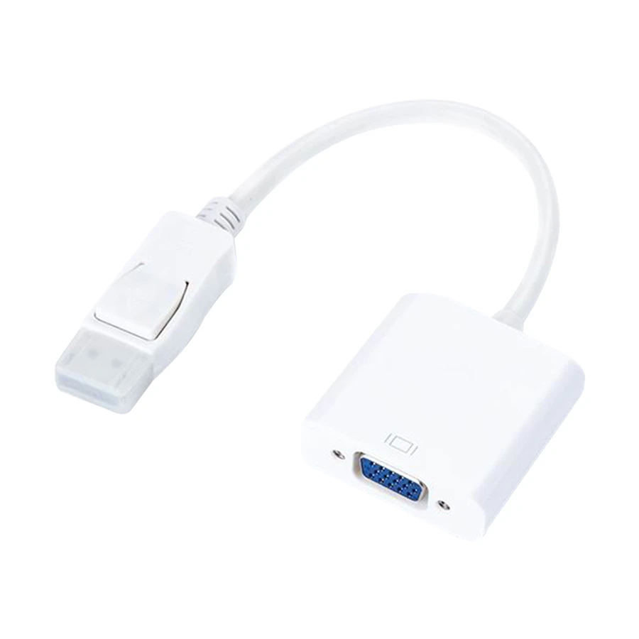 Yuanxin YDP-013 DisplayPort Male to VGA Female White Converter