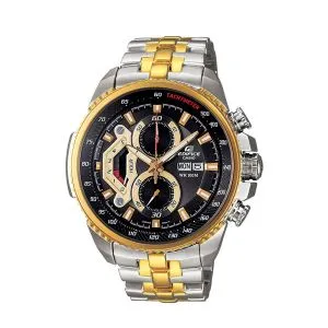 Casio Edifice EF-558SG-1AVDF অ্যানালগ পুরুষদের হাতঘড়ি - সিলভার ও গোল্ড