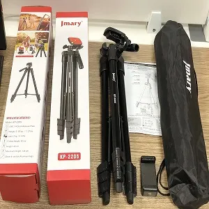 Jmary KP-2205 ট্রাইপড মোবাইল হোল্ডারসহ