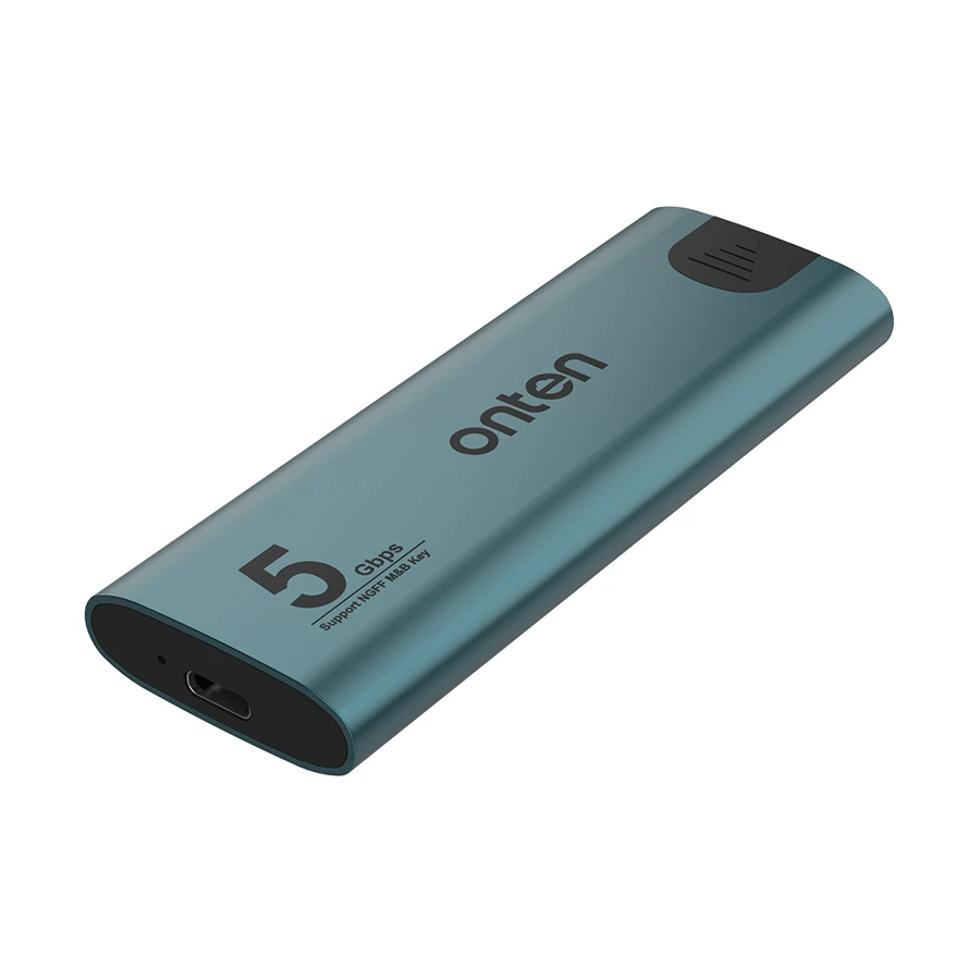 Onten OTN-UCA321 M.2 NGFF USB Type-C SSD Enclosure Dark Cyan
