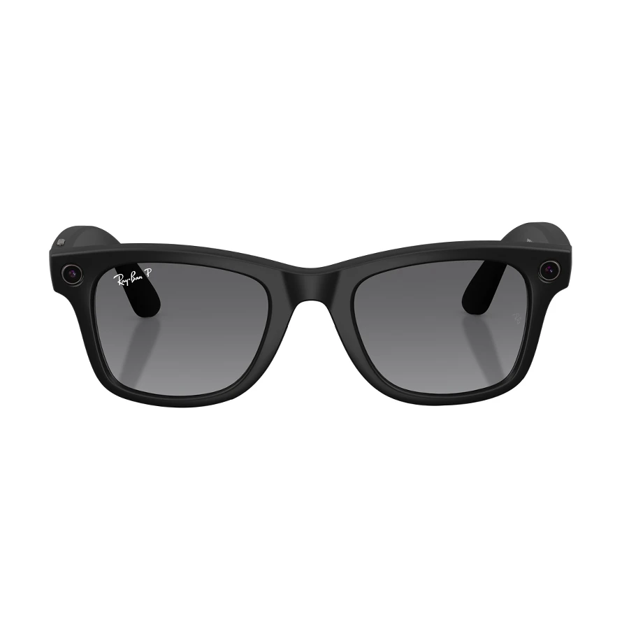 Meta Ray-Ban Wayfarer Gen 2 Smart Glasses Matte Black Polarized Lens