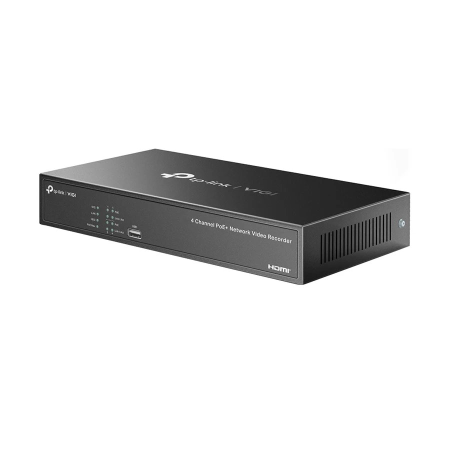 TP-Link VIGI NVR1004H-4P 4 Channel PoE+ 4K NVR