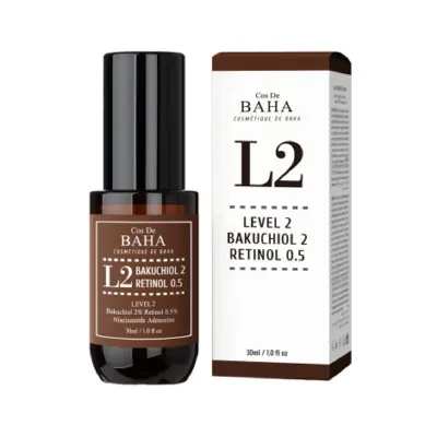 Cos De BAHA Level-2 (L2) বাকুচিওল ও রেটিনল ফেস সিরাম, 30 মিলি