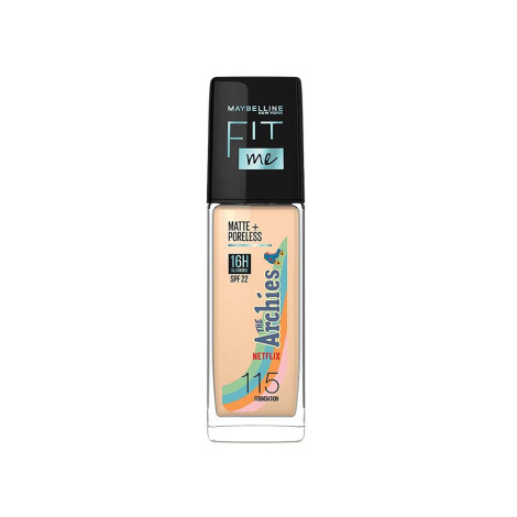 Maybelline Fit Me Matte Poreless 16H অয়েল কন্ট্রোল ফাউন্ডেশন The Archies Collection - 115