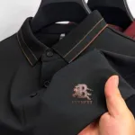 Men's Sticker Logo Polo Shirt in PK Cotton, Sizes M to XXL