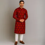 ছেলেদের মাইক্রো ফেব্রিক পাঞ্জাবি, রঙের সাথে মিল রেখে বোতাম