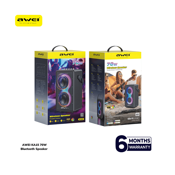 AWEI KA15 70W ডব্লিউ পোর্টেবল ব্লুটুথ স্পিকার