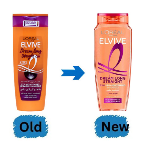 L'Oreal Elvive Dream Long Straight 72H স্ট্রেইটনিং কেরাটিন শ্যাম্পু 400 মিলি