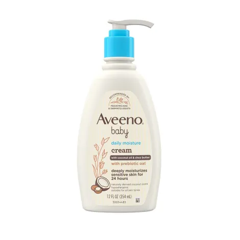 Aveeno Baby Daily Moisture ক্রিম, কোকোনাট অয়েল ও শিয়া বাটারসহ 354ml