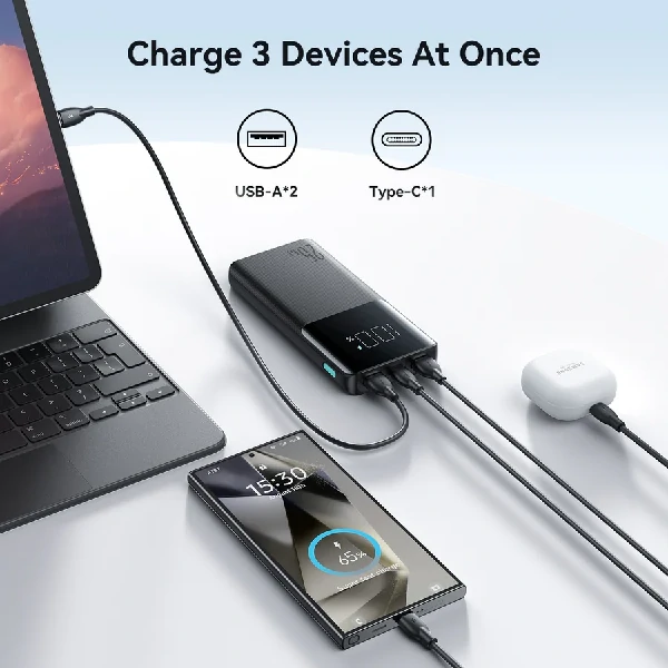 JR-PBF20 25W ফাস্ট চার্জ 10000mAh পাওয়ার ব্যাংক