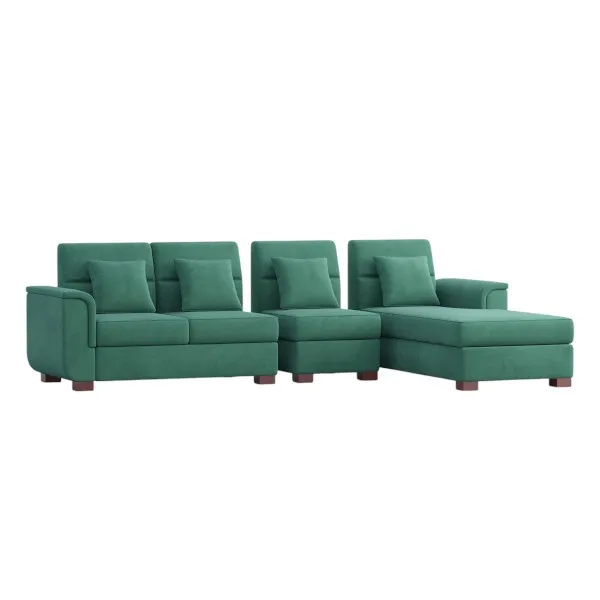 Regal Paris L শেপ সোফা সেট SDC-365-3-1-20 (Fabric-2156)