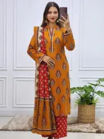Digital Print Micro Stitch Three Piece in One Colour