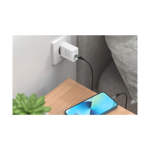 Vention FADW0-EU ১ পোর্ট USB-C ২০W সাদা চার্জার