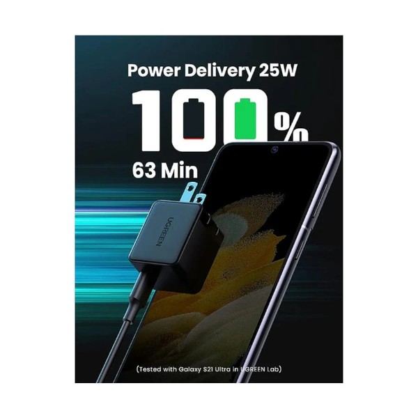 Ugreen CD250 USB-C 25W PD চার্জার