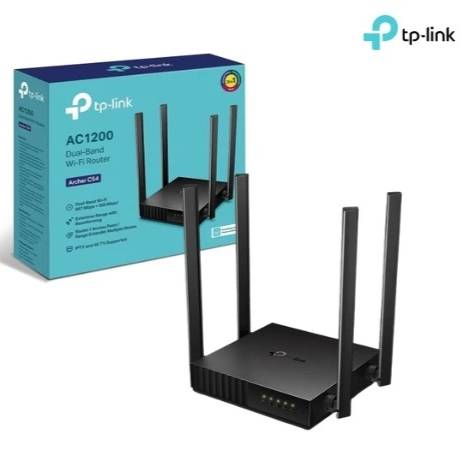 TP-Link Archer C54 AC1200 Dual-Band Wi-Fi Router.