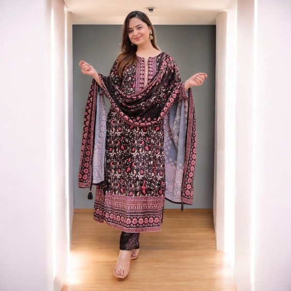রেডিমেড নাইরা থ্রি পিস সেট