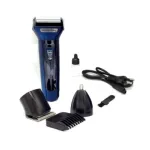 Kemei KM-6330 3-ইন-1 রিচার্জেবল হেয়ার ট্রিমার, ইলেকট্রিক শেভার ও নোজ ক্লিপার গ্রুমিং কিট