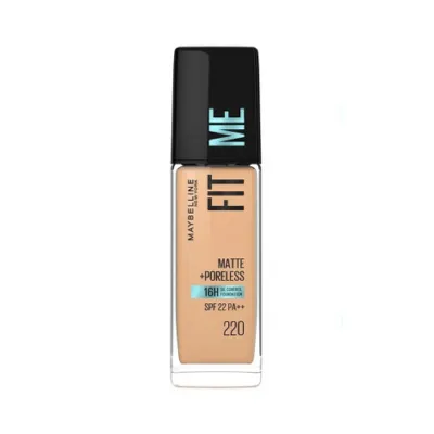 Maybelline Fit Me ম্যাট পোরলেস ফাউন্ডেশন - 220