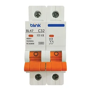 Blink MCB DP 16A 03KA ডাবল পোল সার্কিট ব্রেকার